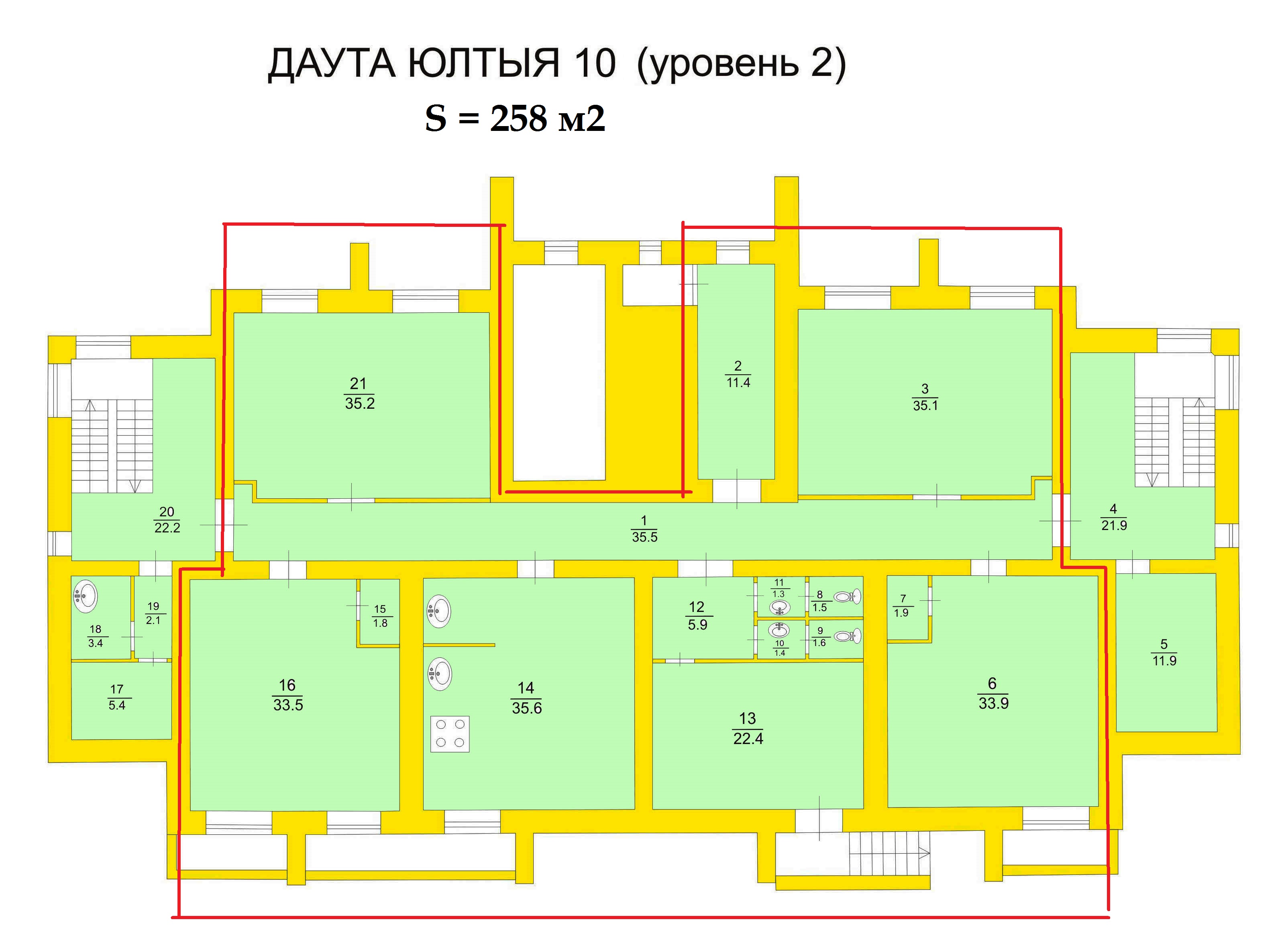 Жилой дом по ул. Даута Юлтыя, 10 — ГУП 